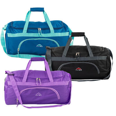 duffle bag- 22 - 3 assorted colors -- 24 per case