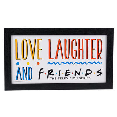love laughter and friends wall decor- 18 -- 4 per case