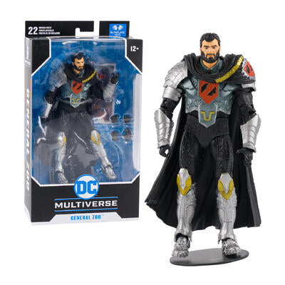dc multiverse general zod action figure- 7 -- 6 per case