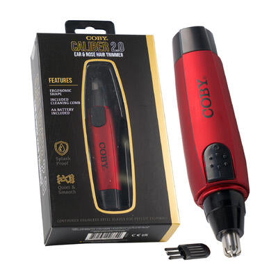 coby ear and nose trimmer- red -- 24 per case