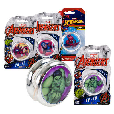 marvel yo- yo toy- 4 x6.5 - 4 assortments -- 24 per box