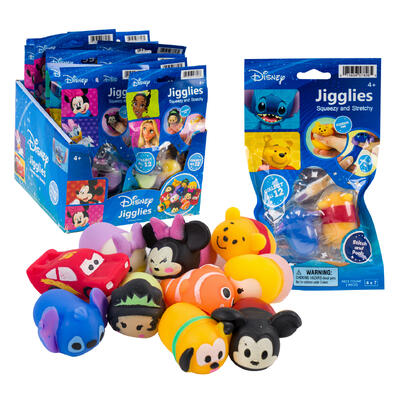 disney 2pk squeezy and stretchy toy -- 24 per box