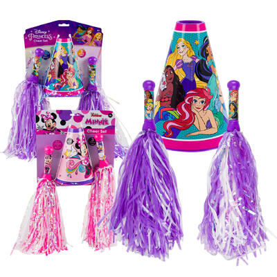 disney 3pc cheer set- 2 assortments -- 24 per case