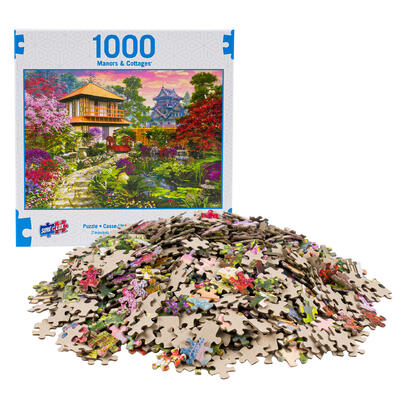 country manors and cottages 1000pc puzzle -- 6 per case
