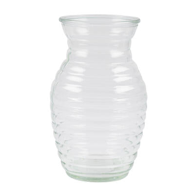 glass vase- 8 l- clear -- 12 per case