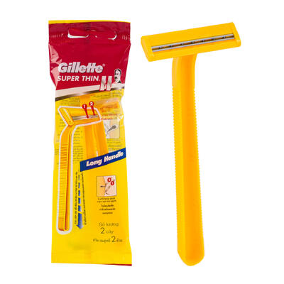 gillette 2pc super thin ii razor -- 12 per box