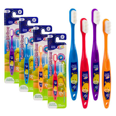 kids toothbrush- assorted colors -- 24 per case