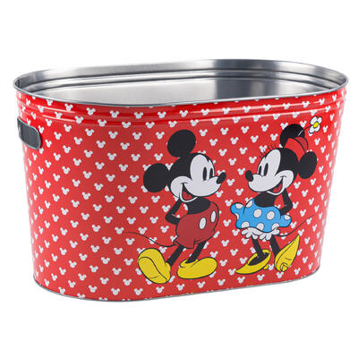 mickey and minnie mouse oval party tub -- 6 per case