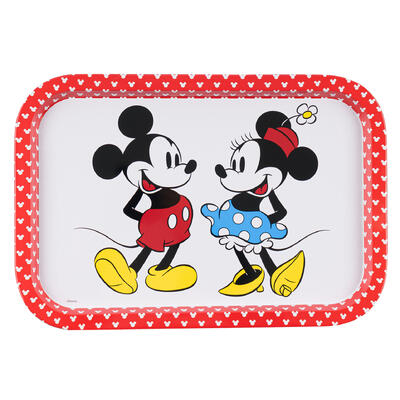 mickey and minnie rectangular tray- 13-1 2 -- 12 per case