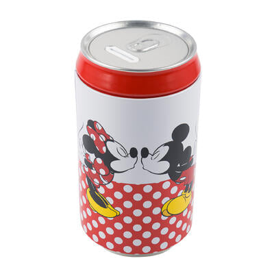 round mickey and minnie saving- red and white -- 12 per case