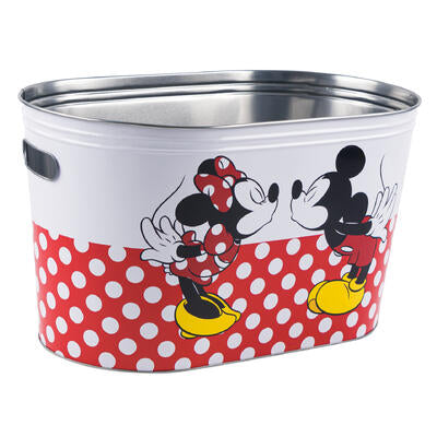 mickey and minnie mouse oval party tub- large -- 6 per case
