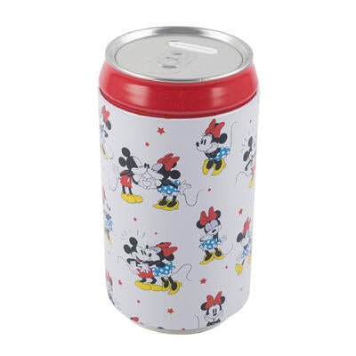 round mickey and minnie saving bank- 6 3 4 -- 12 per case