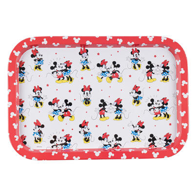 mickey and minnie rectangular tray- 13.5 l -- 12 per case