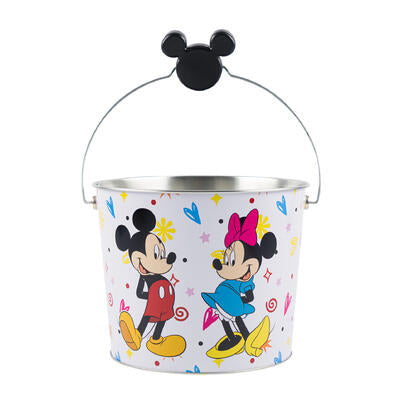 mickey and minnie beverage bucket- 9 d- white -- 12 per case