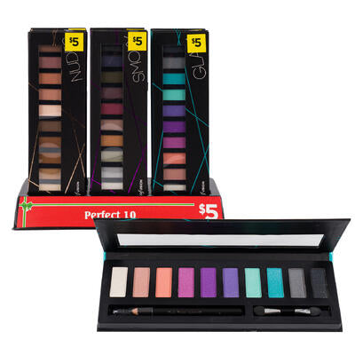 perfect 10 eyeshadow palette -- 12 per case