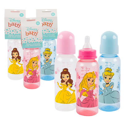 disney princess baby bottle- 9oz- assorted colors -- 36 per case