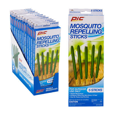 pic 5ct mosquito repelling sticks -- 12 per case