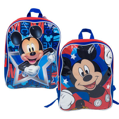 mickey mouse backpack- 15 - 2 assortments -- 12 per case