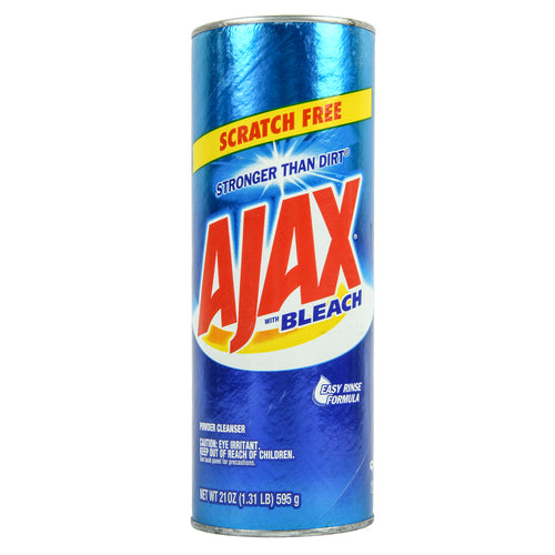 ajax powder cleanser w bleach can 21 oz -- 12 per case