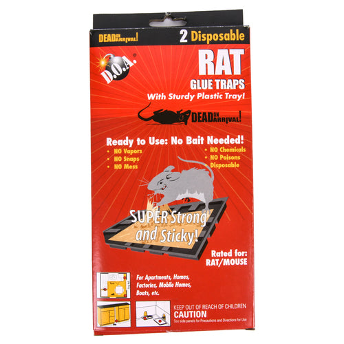 doa rat glue boards 2pk -- 24 per case