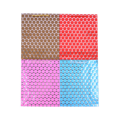 gift bag small polka dot 6502 -- 12 per box