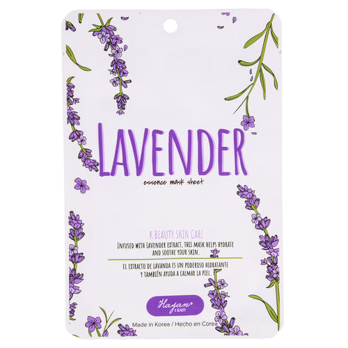 face sheet skin lavender -- 10 per box