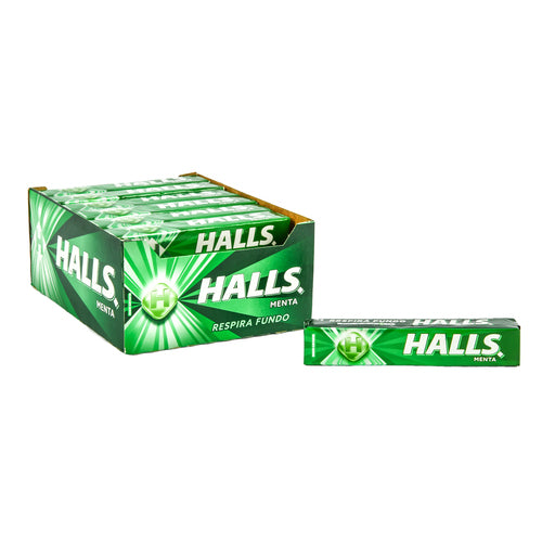 halls stick menta flavor 28 gr -- 21 per box
