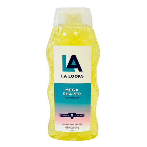 la looks hair gel mega shaper 20 oz -- 6 per case