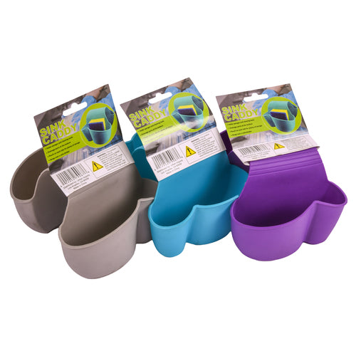 sink rubber caddy holder asst color -- 24 per box