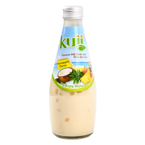 kuii coconut milk w nata de coco pineapple 290ml -- 12 per case