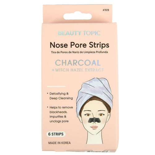 nose strips charcoal 6pk -- 6 per box