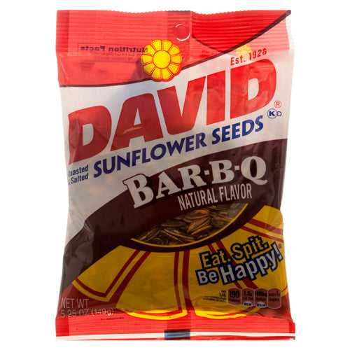 david sunflower seeds bbq - 5.25 oz -- 12 per case