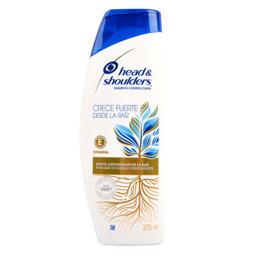 head shoulders shampoo crece fuerte 375ml -- 12 per case