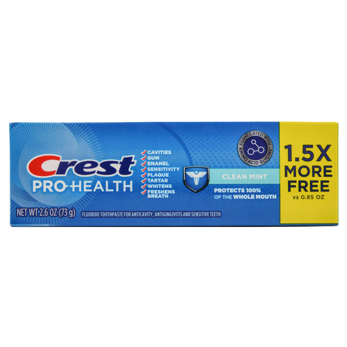 crest pro-health clean mint paste 2.6 oz -- 12 per case