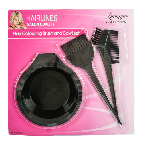 hair dye brush and bowl kit -- 12 per box