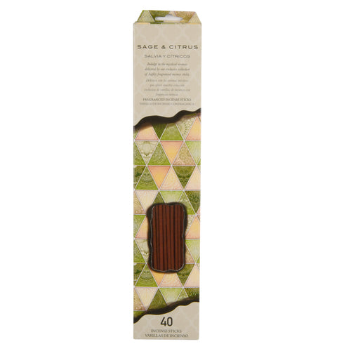 incense sage citrus sticks 40 ct -- 6 per box