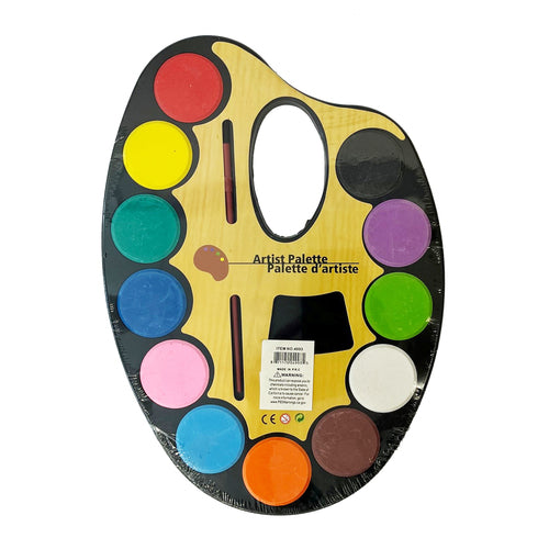 art paint set with brush -- 24 per box