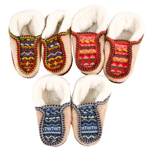 hw kids indoor botties slippers -- 12 per box