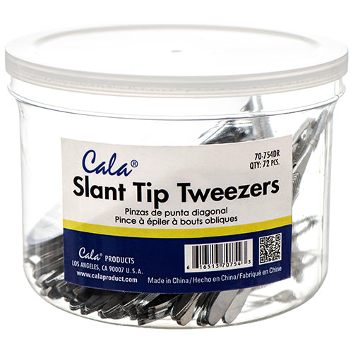 tweezers jar container  - cala 70-754dr -- 72 per box