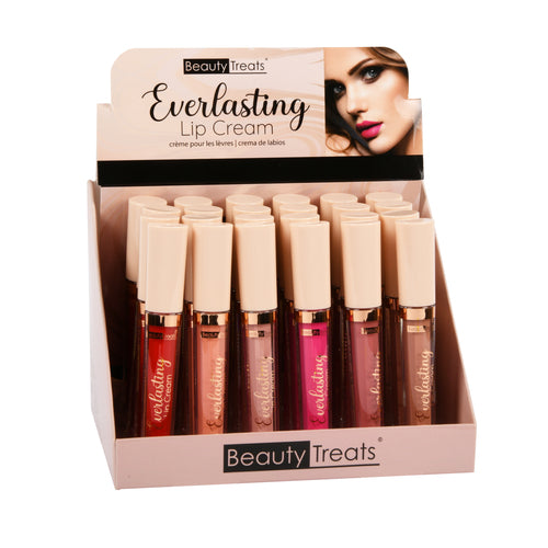 beauty treats ever lasting lip cream 24 ct disp -- 24 per box