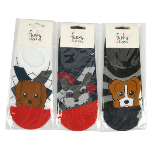 socks no show asst puppy design -- 12 per box