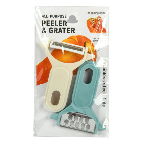 peeler grater w handle 2pcs set -- 12 per box