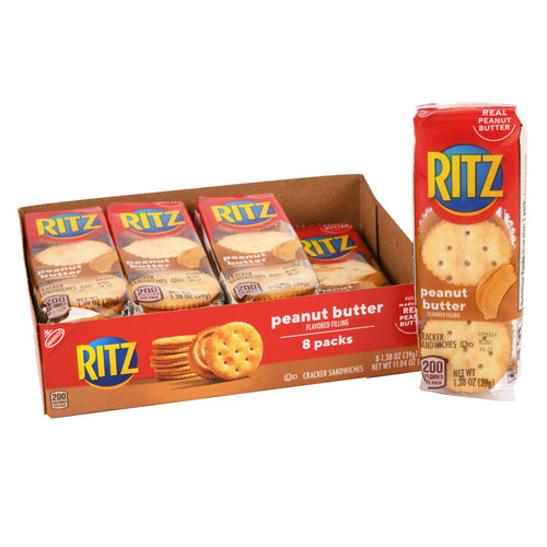 nabisco ritz peanut butter cracker sandwhich 1.38 oz -- 112 per case