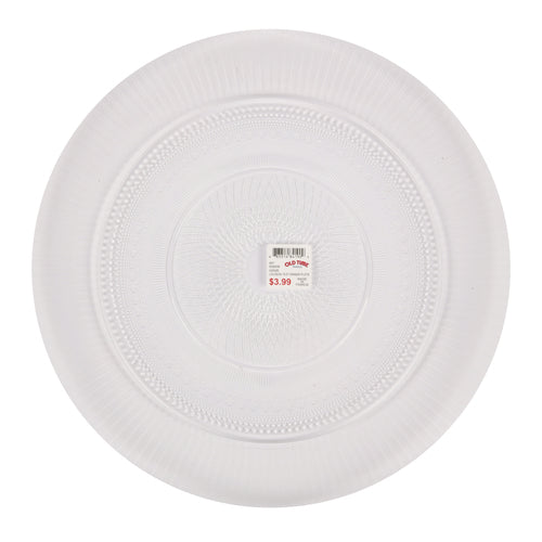 glass dinner plate 10.5 -- 12 per case
