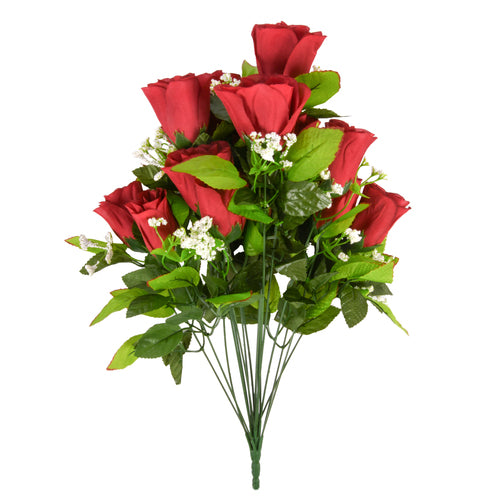af rose closed bud red 18 heads -- 18 per box