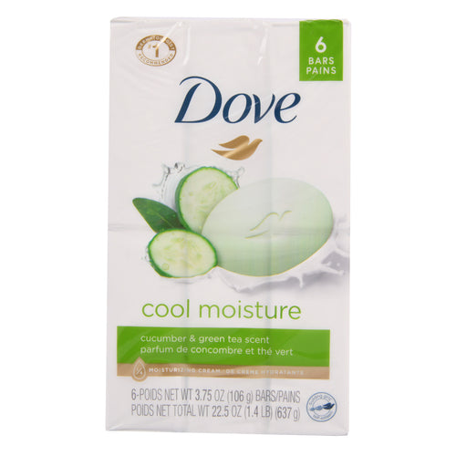 dove bar soap cool moist 3.75 oz 12x6pk -- 72 per case