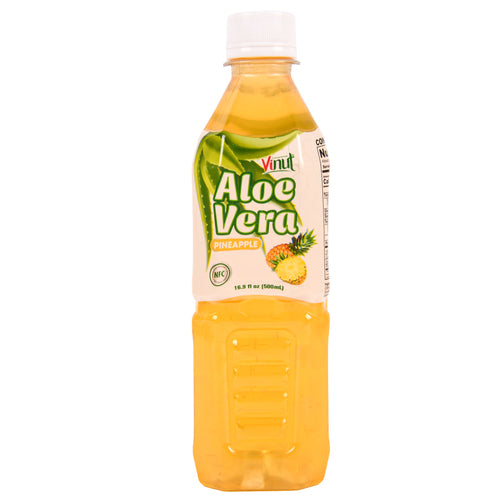 vinut aloe vera juice w pineapple flavor 16.9oz -- 24 per case
