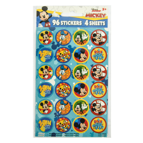 sticker mickey mouse 4 sheets -- 24 per case