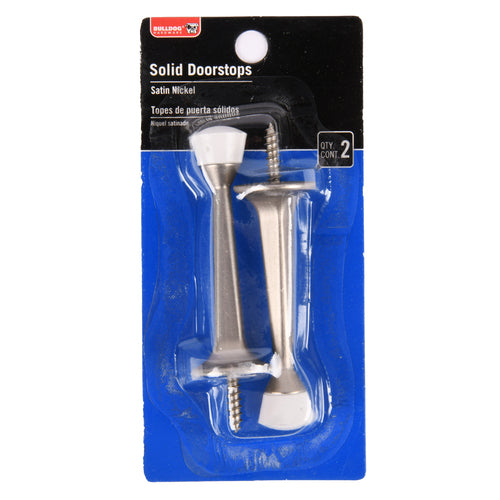 spc spring doorstop satin nickel -- 4 per box