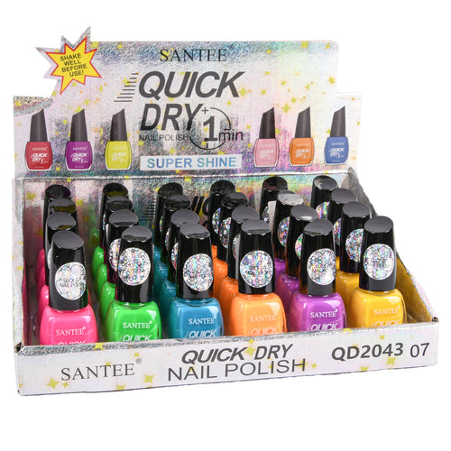nail polish quick dry super shine asst color 7 -- 24 per box